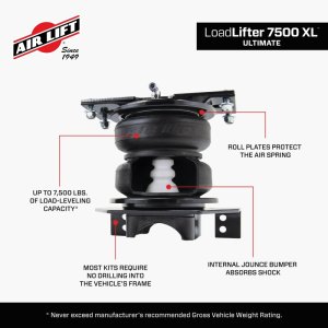 GMC Sierra 3500HD Air Spring Kit - Air Lift - LoadLifter 7500XL Ultimate - `20-`27